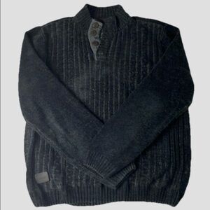 Point Zero Men’s Sweater Black Size XL